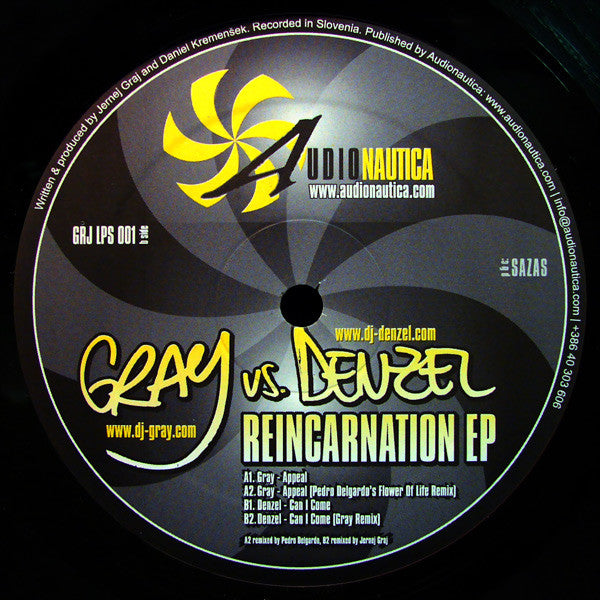 Gray vs. Denzel : Reincarnation EP (12", EP)