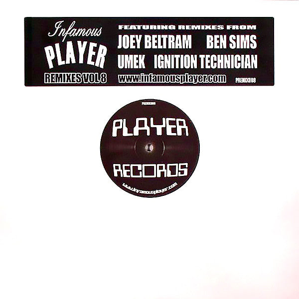 Player : Infamous Player Remixes Vol. 8 (12")