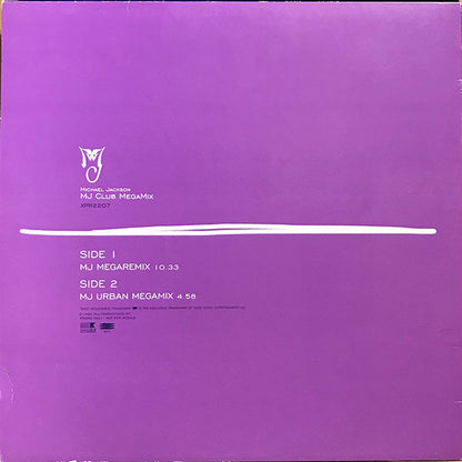 Michael Jackson : MJ Club MegaMix (12", Promo)