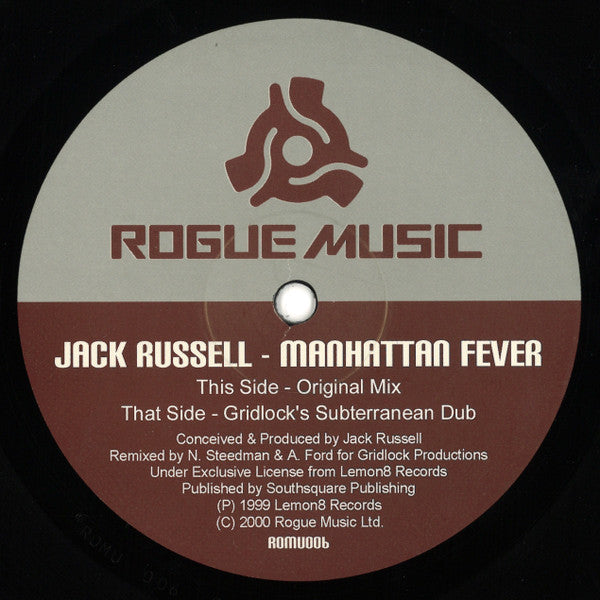 Jack Russell : Manhattan Fever (12")