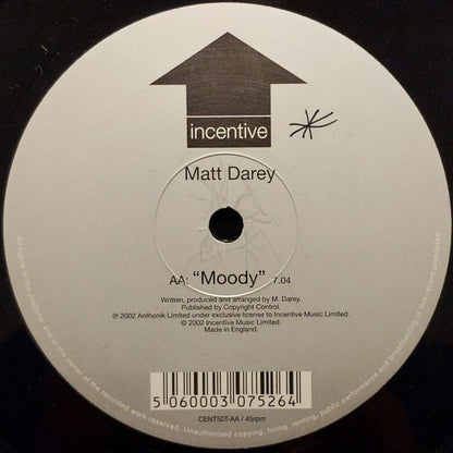 Matt Darey & Marcella Woods : U Shine On & Moody (12")