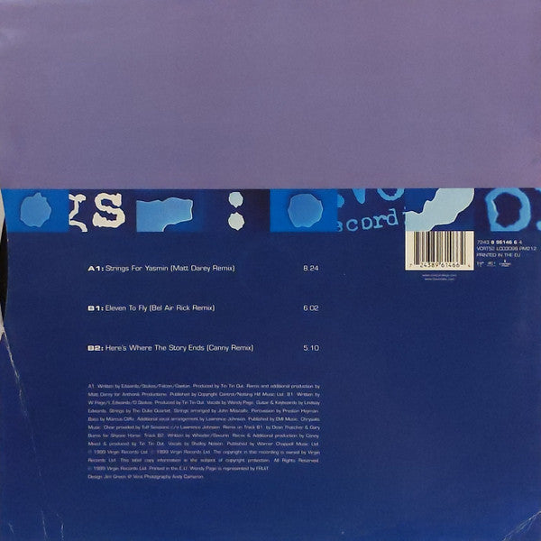 Tin Tin Out Featuring Wendy Page : Eleven To Fly / Strings For Yasmin / Here's Where The Story Ends (12")