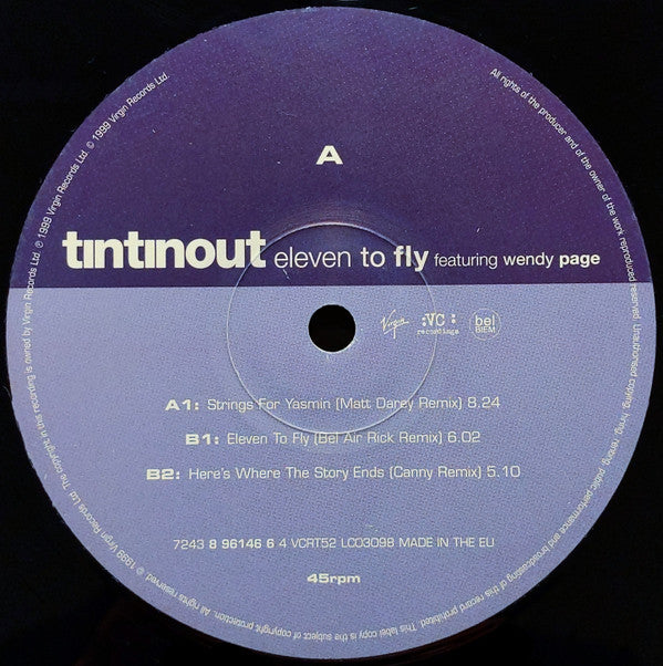 Tin Tin Out Featuring Wendy Page : Eleven To Fly / Strings For Yasmin / Here's Where The Story Ends (12")