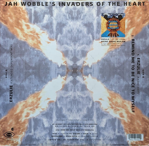 Jah Wobble's Invaders Of The Heart : Erzulie (12")