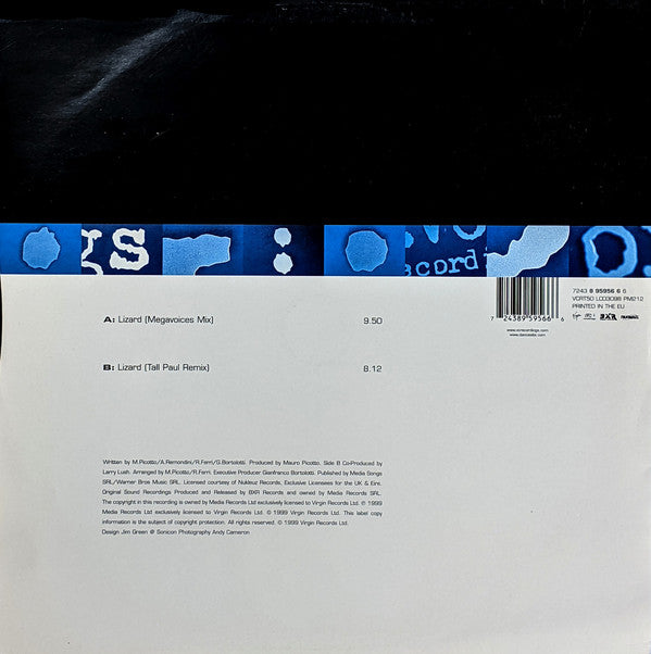 Mauro Picotto : Lizard (Gonna Get You) (12")