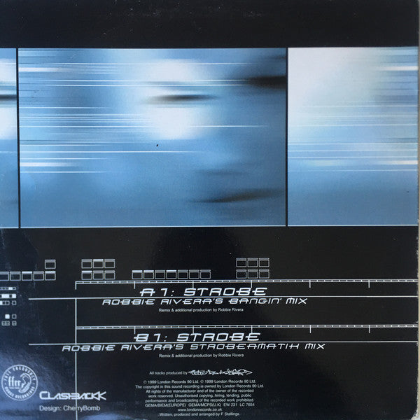 Thee Maddkatt Courtship : Strobe (The Robbie Rivera Remixes) (12", Ltd)