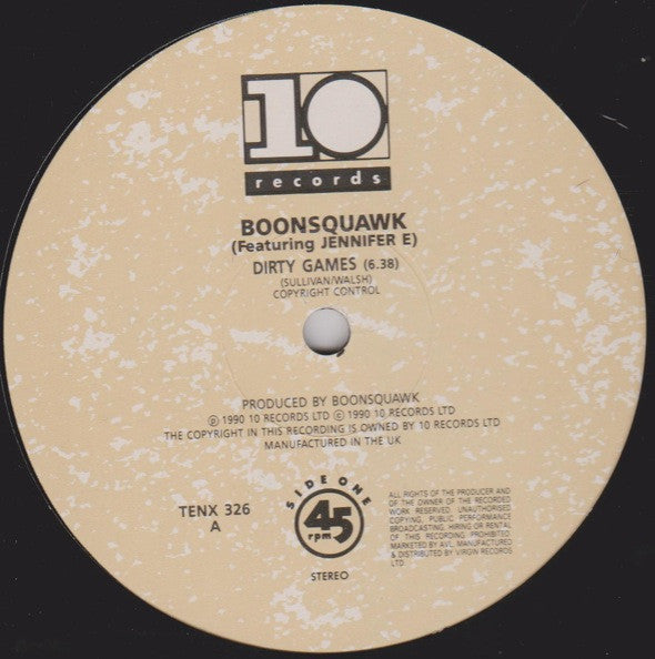 Boonsquawk : Dirty Games (12")