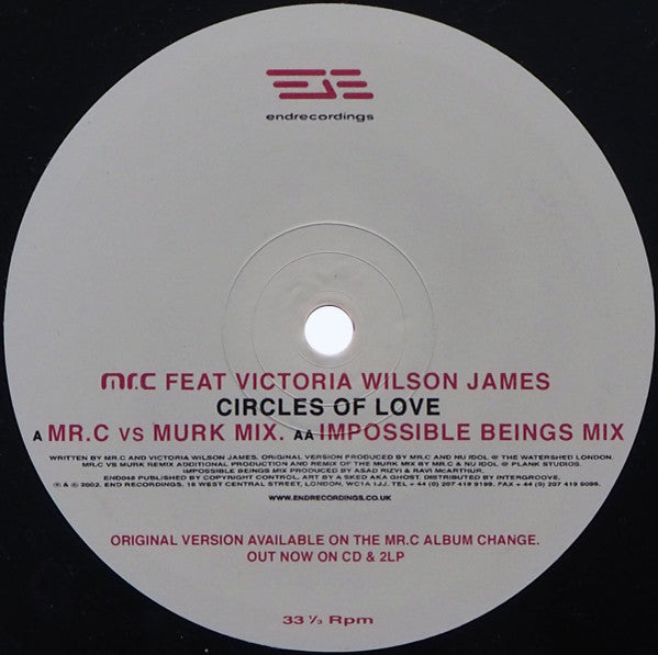 Mr. C Feat. Victoria Wilson-James : Circles Of Love (12")