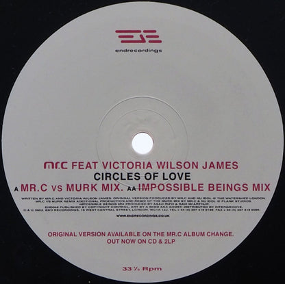 Mr. C Feat. Victoria Wilson-James : Circles Of Love (12")