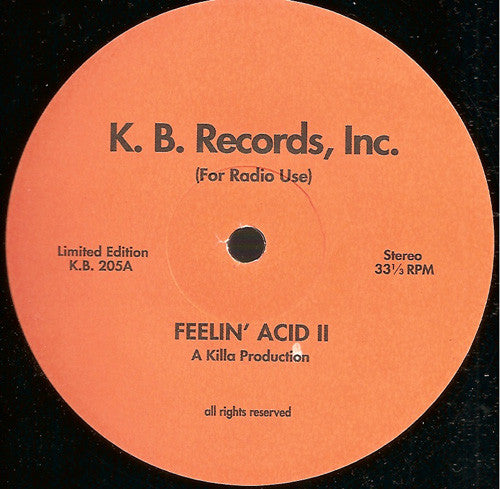 Killa Productions : Feelin' Acid II (12", Ltd)