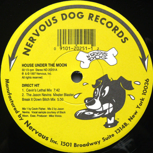 House Under The Moon : Direct Hit / Gimme The Real (12")