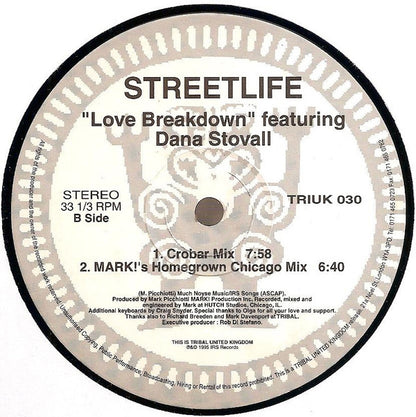 Streetlife : Love Breakdown (12", Single)