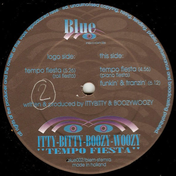 Itty Bitty Boozy Woozy : Tempo Fiesta (12")