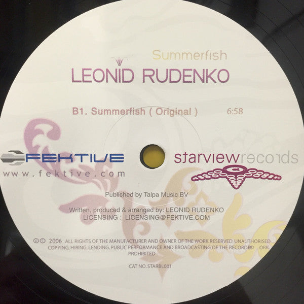 Leonid Rudenko : Summerfish (12")