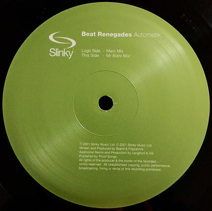 Beat Renegades : Automatik (12")