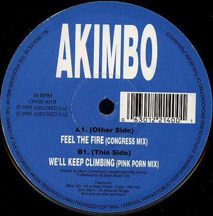 Akimbo (2) : Feel The Fire (12")