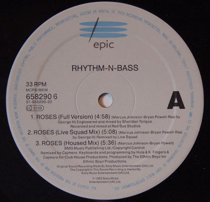 Rhythm-N-Bass : Roses (12")