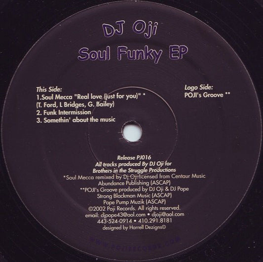 DJ Oji : Soul Funky  EP (12", EP)