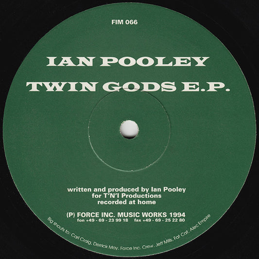 Ian Pooley : Twin Gods E.P. (10", EP)