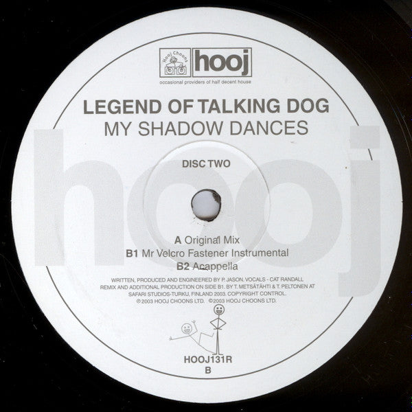 Legend Of Talking Dog : My Shadow Dances (12", Promo, 2/2)