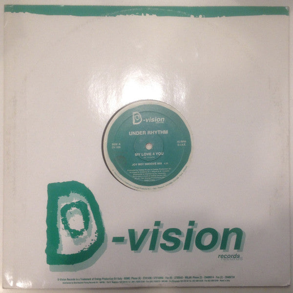 Under Rhythm (2) : My Love 4 You (12")