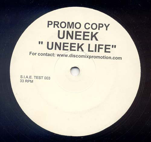 Uneek : Uneek Life (12", Promo)