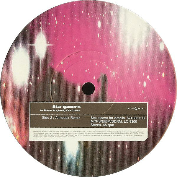 Stargazers : Is There Anybody Out There (12")