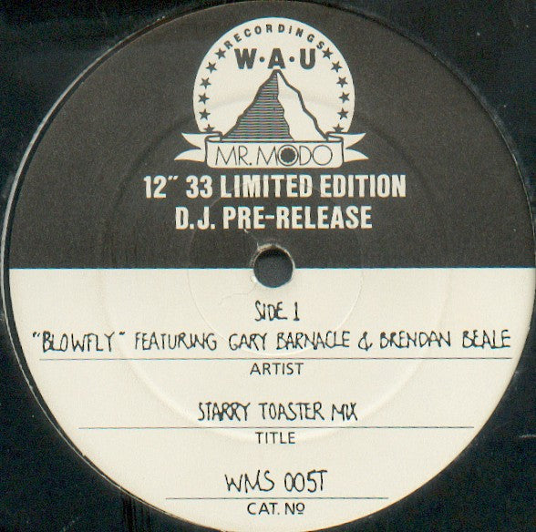 Blowfly (3) Featuring Gary Barnacle & Brendan Beale* : Work Your Body (12", Ltd, Promo)