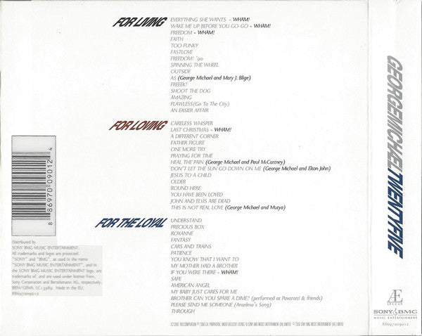 George Michael : Twenty Five (3xCD, Comp, Dlx, Dig)