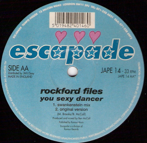 Rockford Files* : You Sexy Dancer (12")