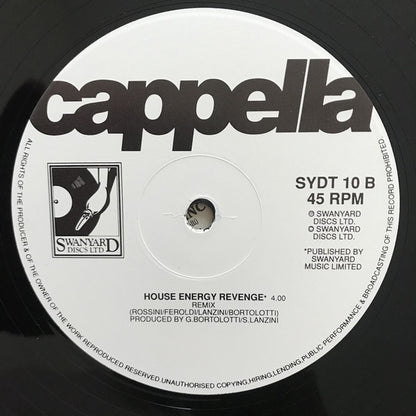 Cappella : Be Master In One's Own House (12")