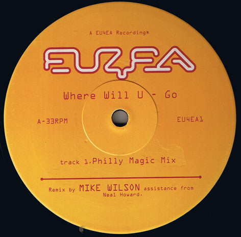 EU4EA : Where Will U - Go (12")