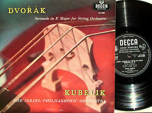 Antonín Dvořák - Israel Philharmonic Orchestra, Rafael Kubelik : Serenade In E Major For String Orchestra (10", Album)
