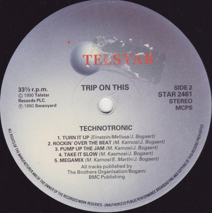 Technotronic : Trip On This (Remix Album) (LP, Album)