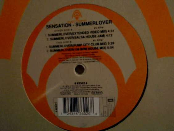 Sensation (6) : Summerlover (12")