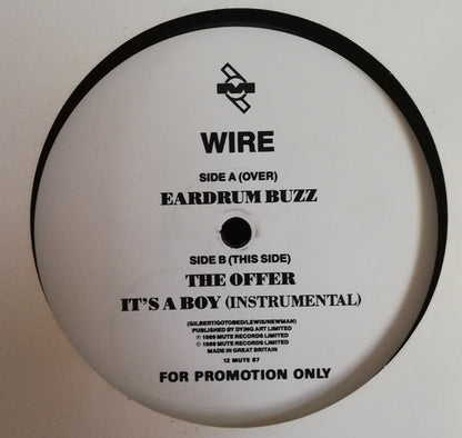 Wire : Eardrum Buzz (12", Promo)