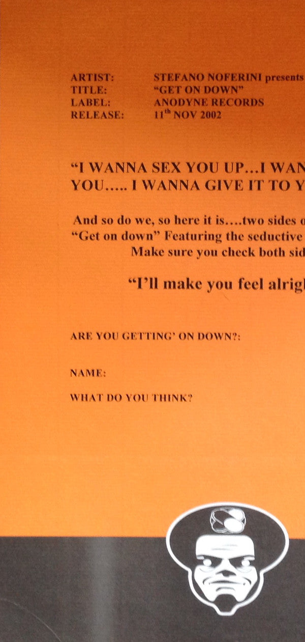 Stefano Noferini Presents The Peaches (3) : Get On Down (12")
