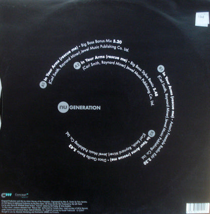 Nu Generation : In Your Arms (Rescue Me) (12")