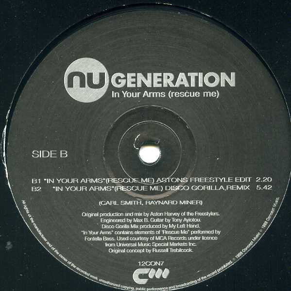Nu Generation : In Your Arms (Rescue Me) (12")
