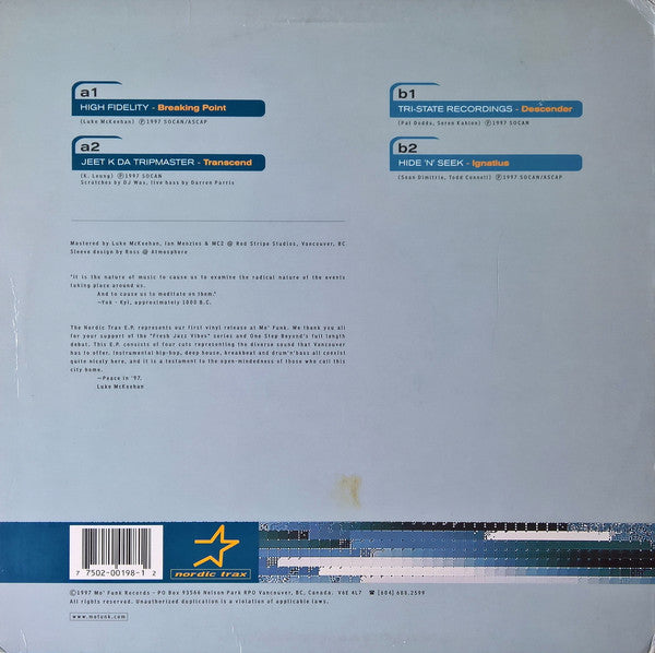 Various : The Nordic Trax EP (12", EP)