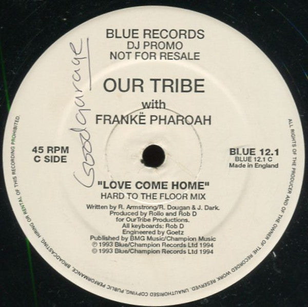 Our Tribe With Frankë Pharoah : Love Come Home (2x12", Promo)