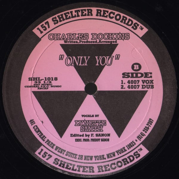 Charles Dockins Featuring Lynette Smith : Only You (12")