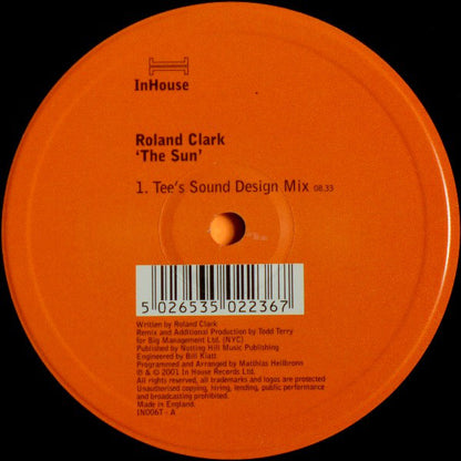 Roland Clark : The Sun (12")