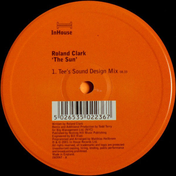 Roland Clark : The Sun (12")