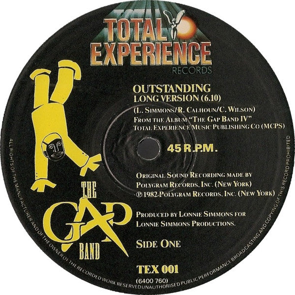 The Gap Band : Outstanding (12", Single)