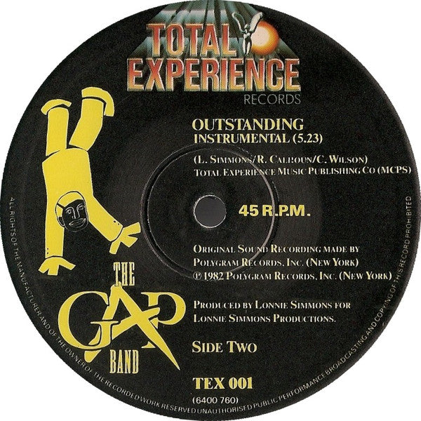 The Gap Band : Outstanding (12", Single)