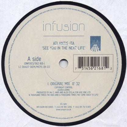 Atlantis Ita : See You In The Next Life (12")
