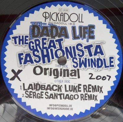 Dada Life : The Great Fashionista Swindle (12")