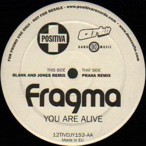 Fragma : You Are Alive (12", Promo)