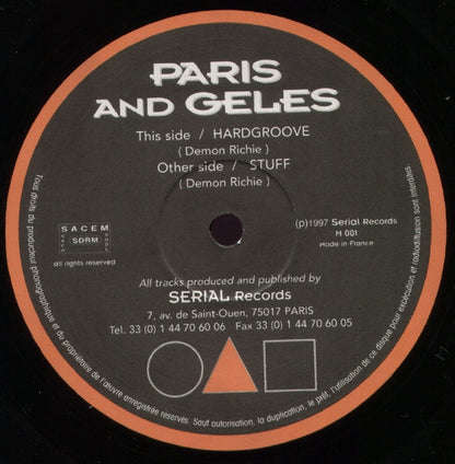 Paris Angeles : Hardgroove / Stuff (12")
